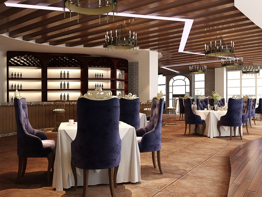 Kameralna sala restauracyjna
